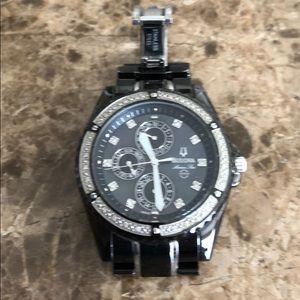 Bulova diamond bezel